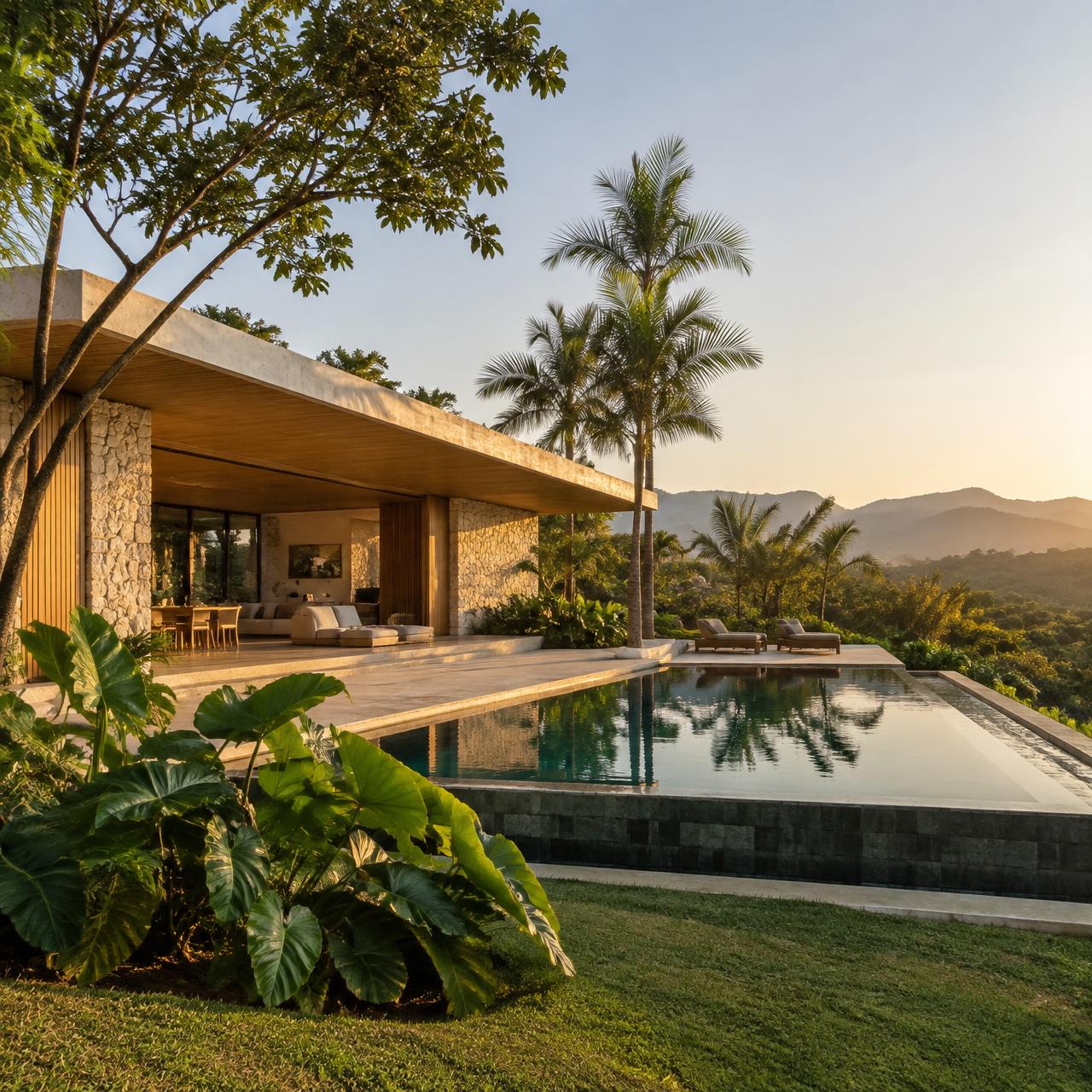 Arquitetura residencial integrada à natureza